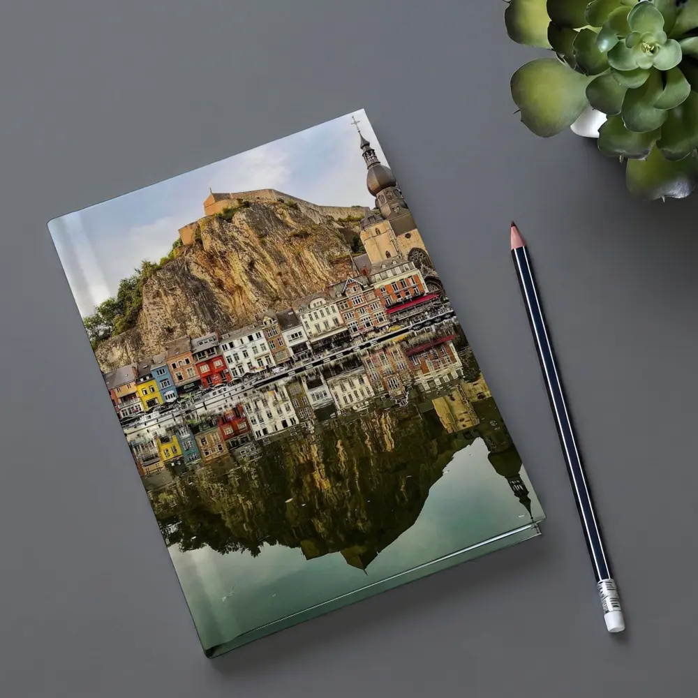 Dinant Belgium Cityscapes River Reflection – Notebooks