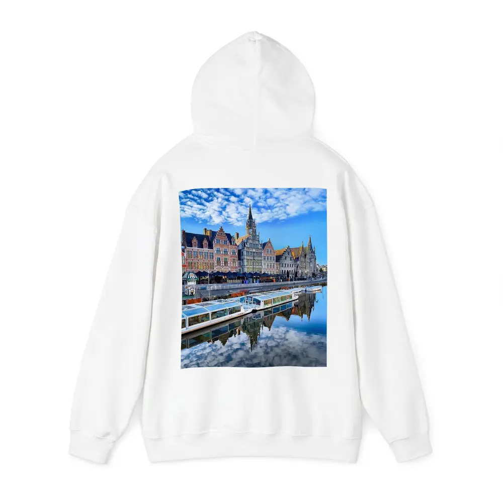 Ghent Canal Historic Guild Houses Belgium – Hoodies