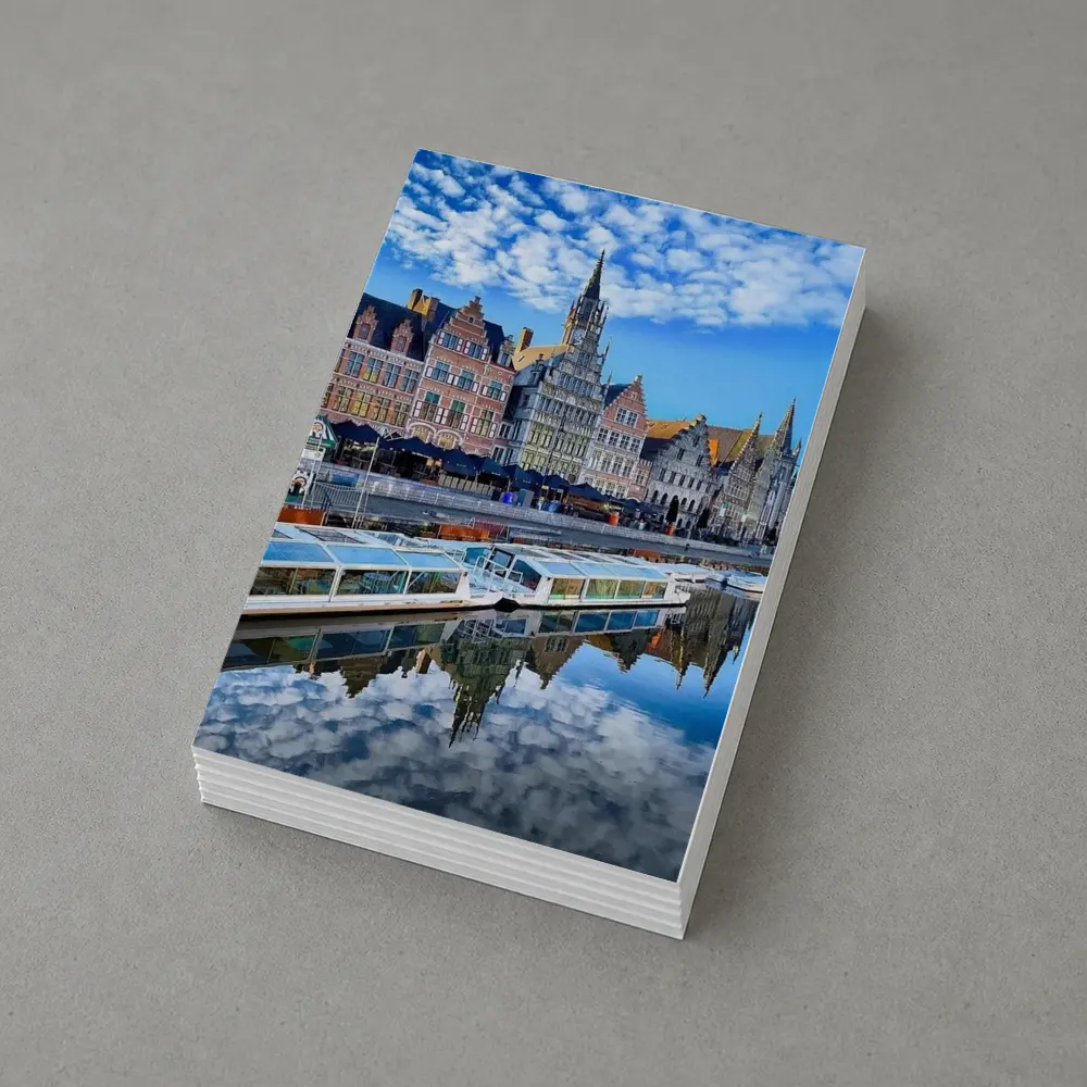 Ghent Canal Historic Guild Houses Belgium – Postcards