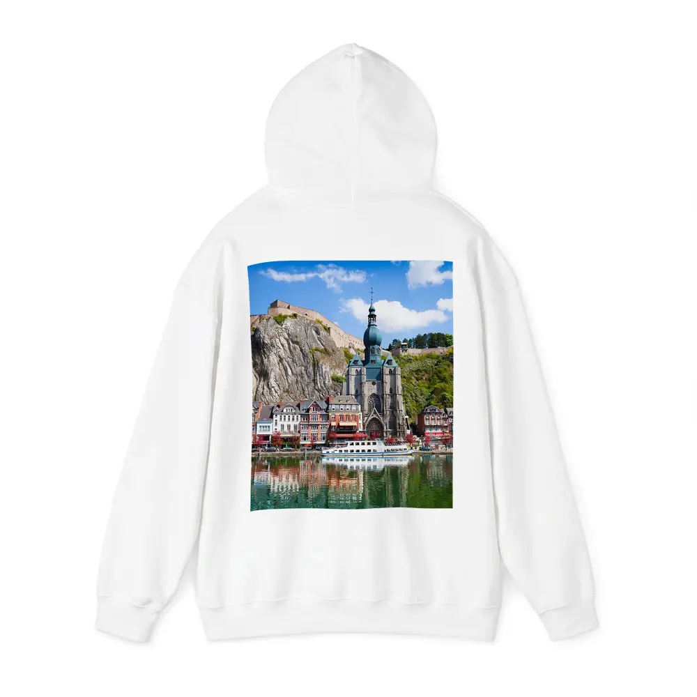 Dinant Belgium Church River Cliff View – Hoodies