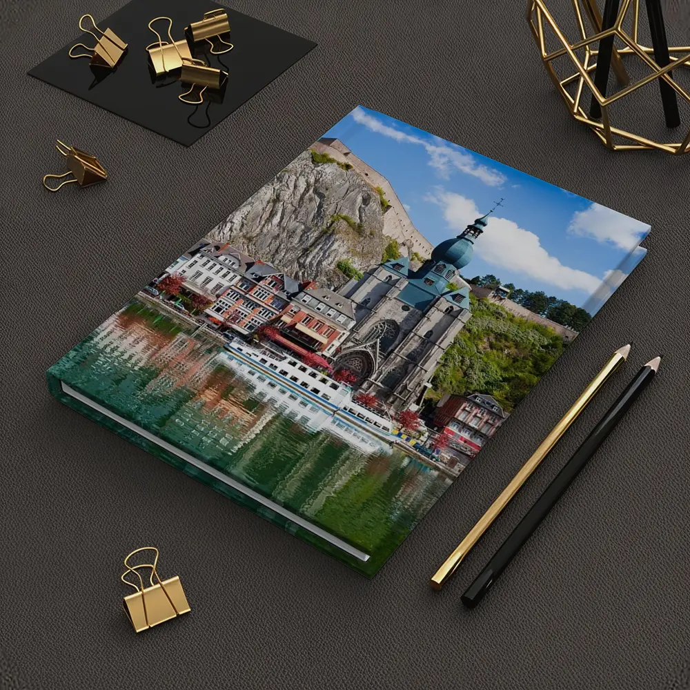 Dinant Belgium Church River Cliff View – Notebooks