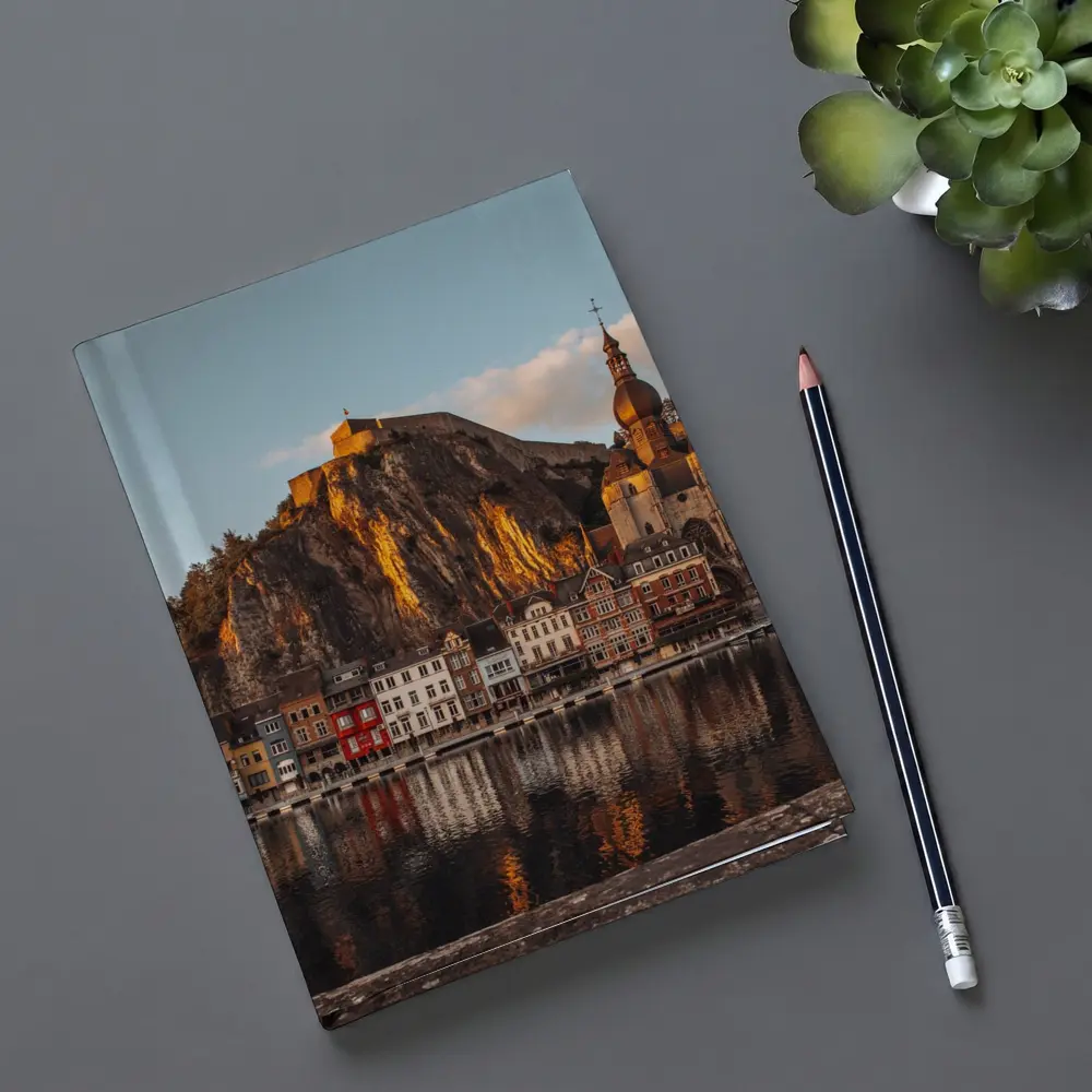 Dinant Belgium Citadel River Golden Hour – Notebooks
