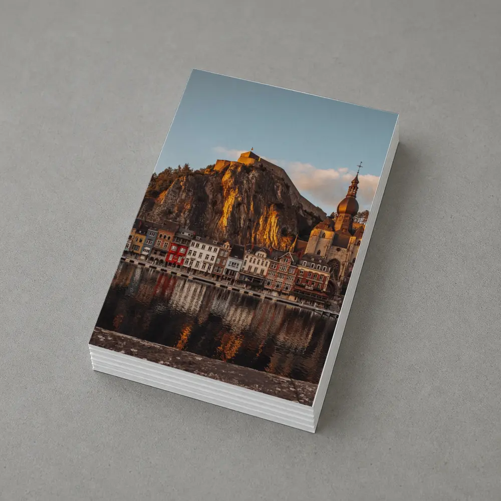 Dinant Belgium Citadel River Golden Hour – Postcards