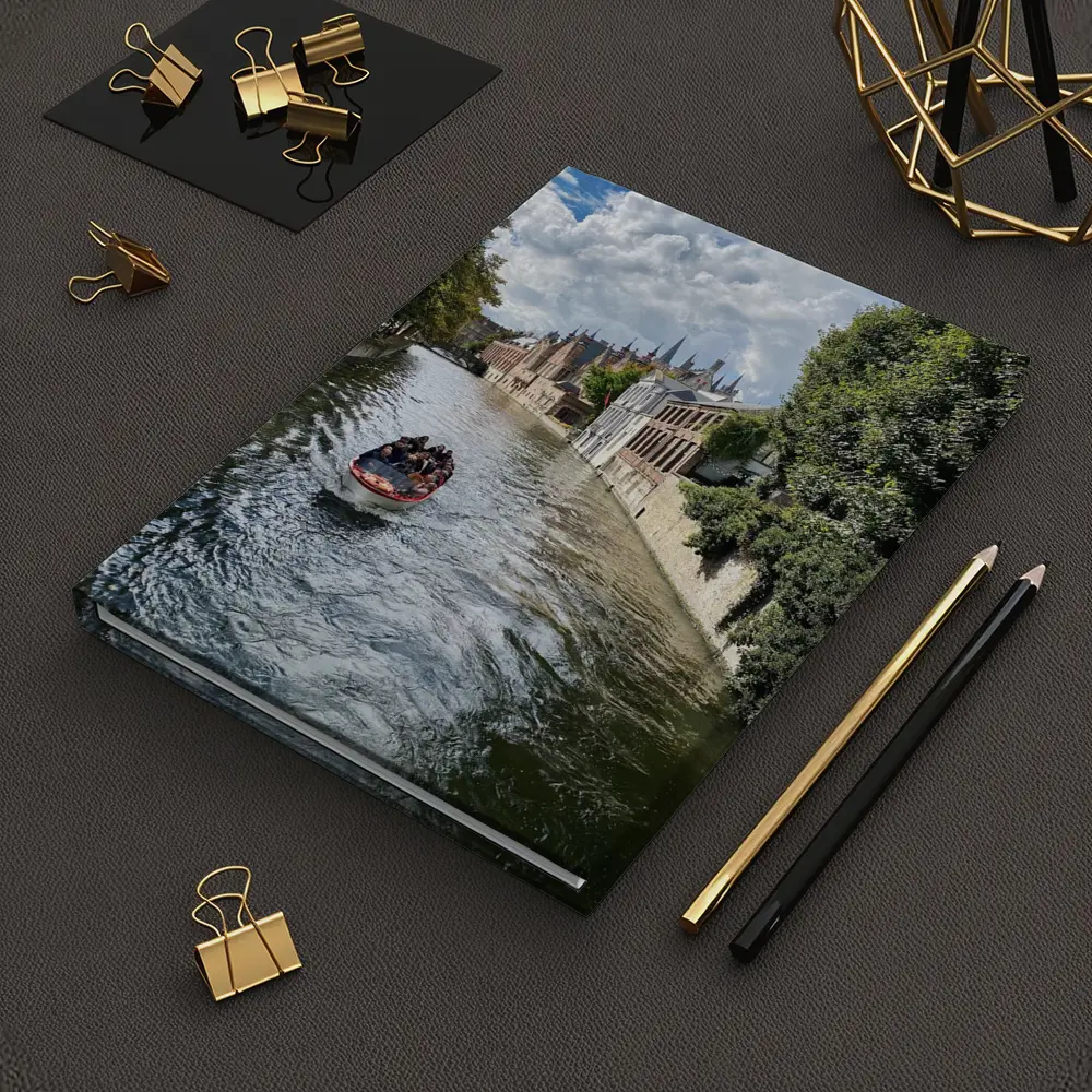 Bruges Canal Boat Tour Medieval City – Notebooks