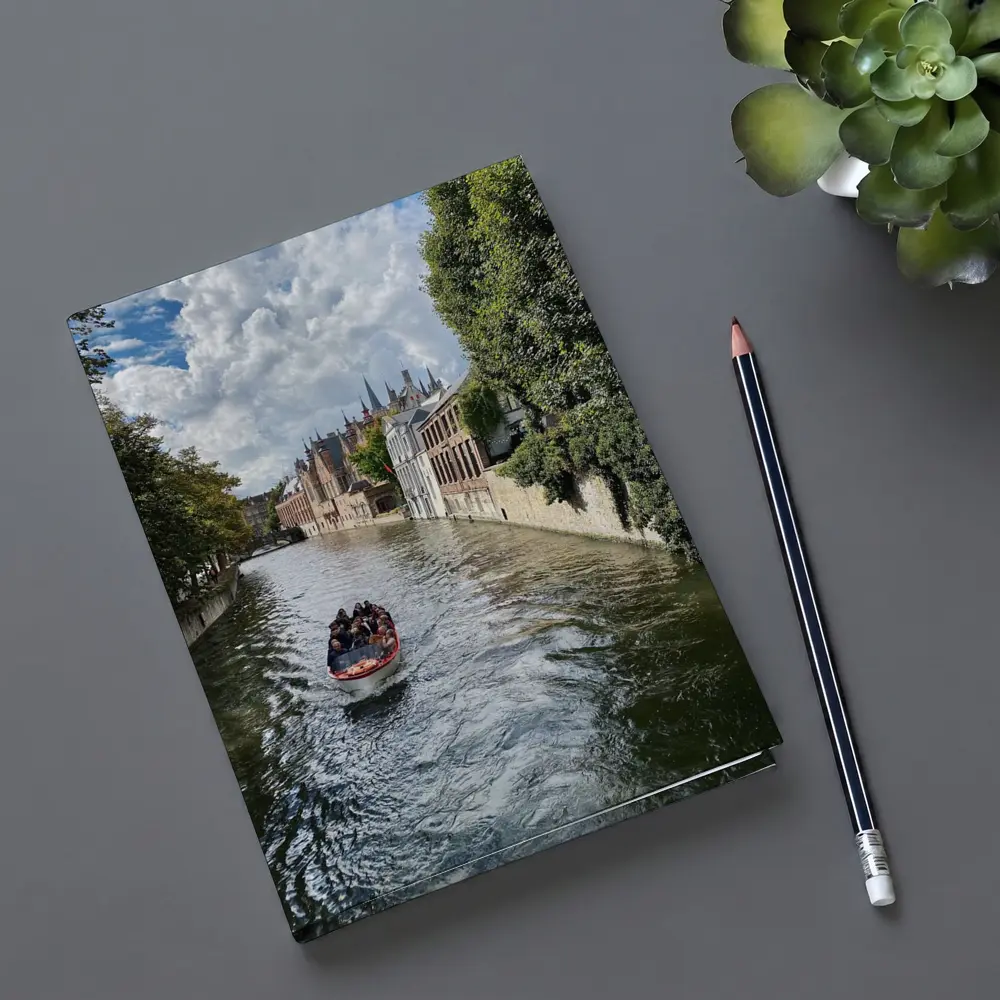 Bruges Canal Boat Tour Medieval City – Notebooks