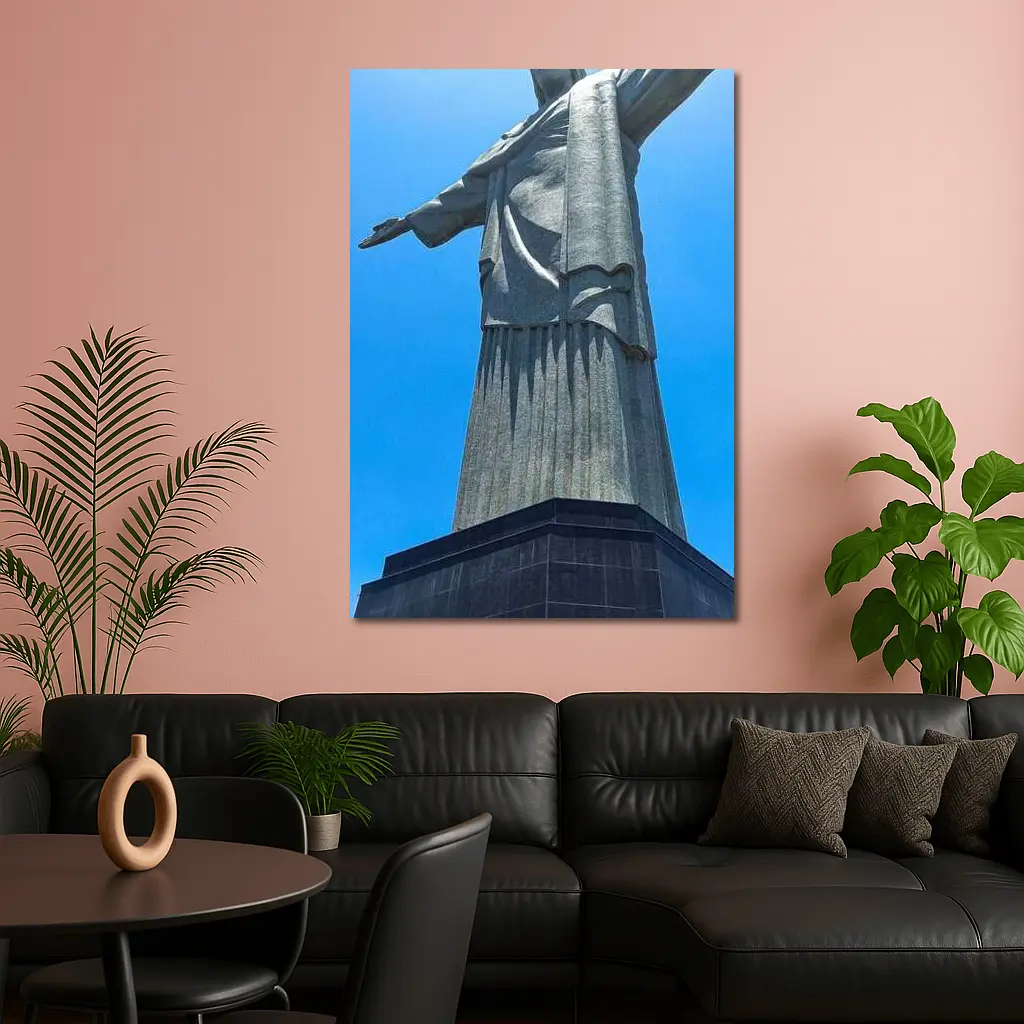 Christ the Redeemer Statue Blue Sky – Wall Art