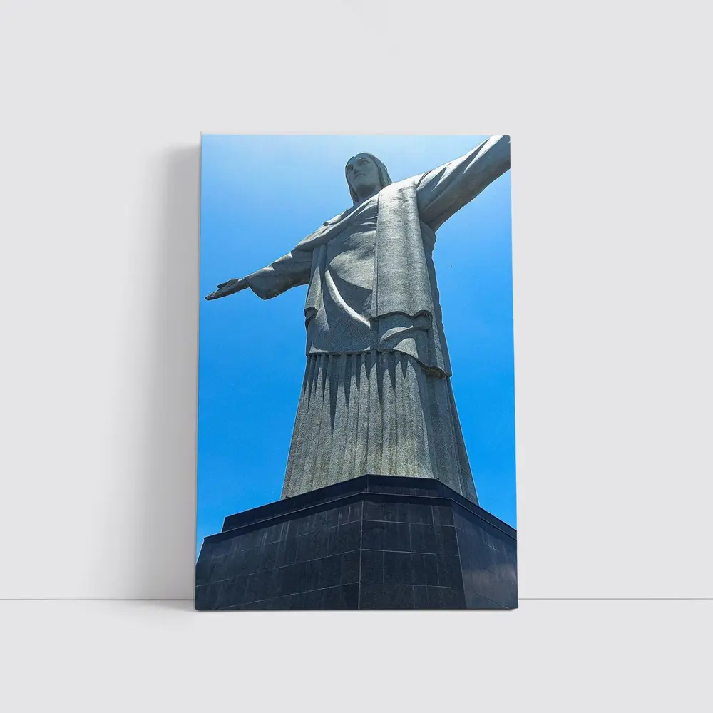 Christ the Redeemer Statue Blue Sky – Wall Art