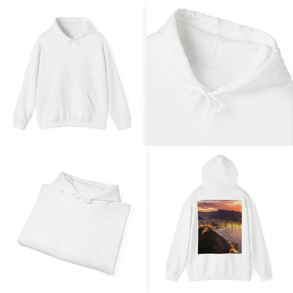 Rio de Janeiro City Lights Sunset View – Hoodies