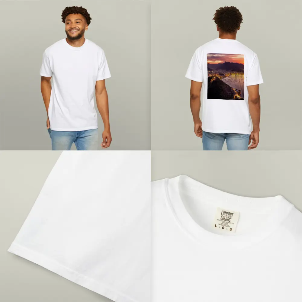 Rio de Janeiro City Lights Sunset View – T-Shirts