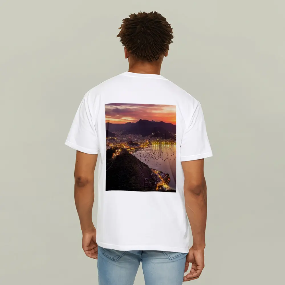 Rio de Janeiro City Lights Sunset View – T-Shirts