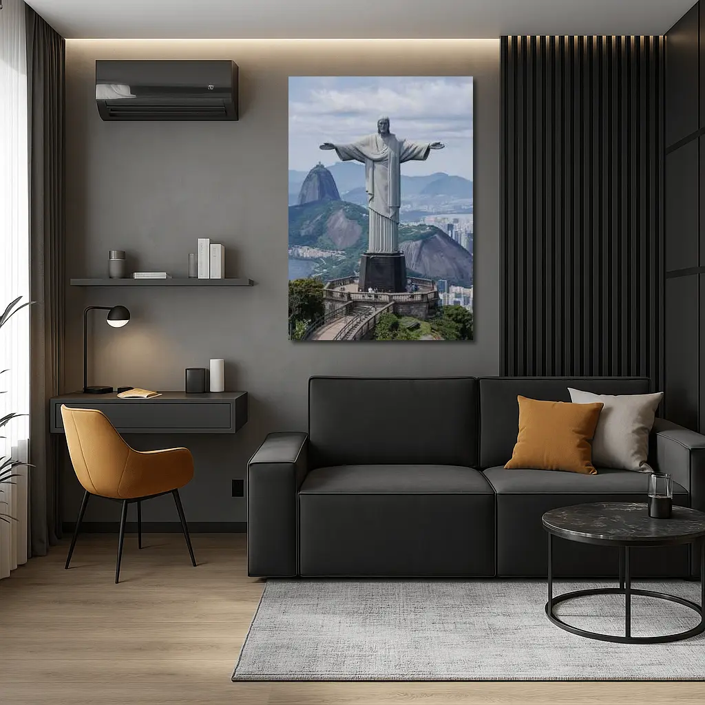 Christ the Redeemer Rio de Janeiro City View – Wall Art