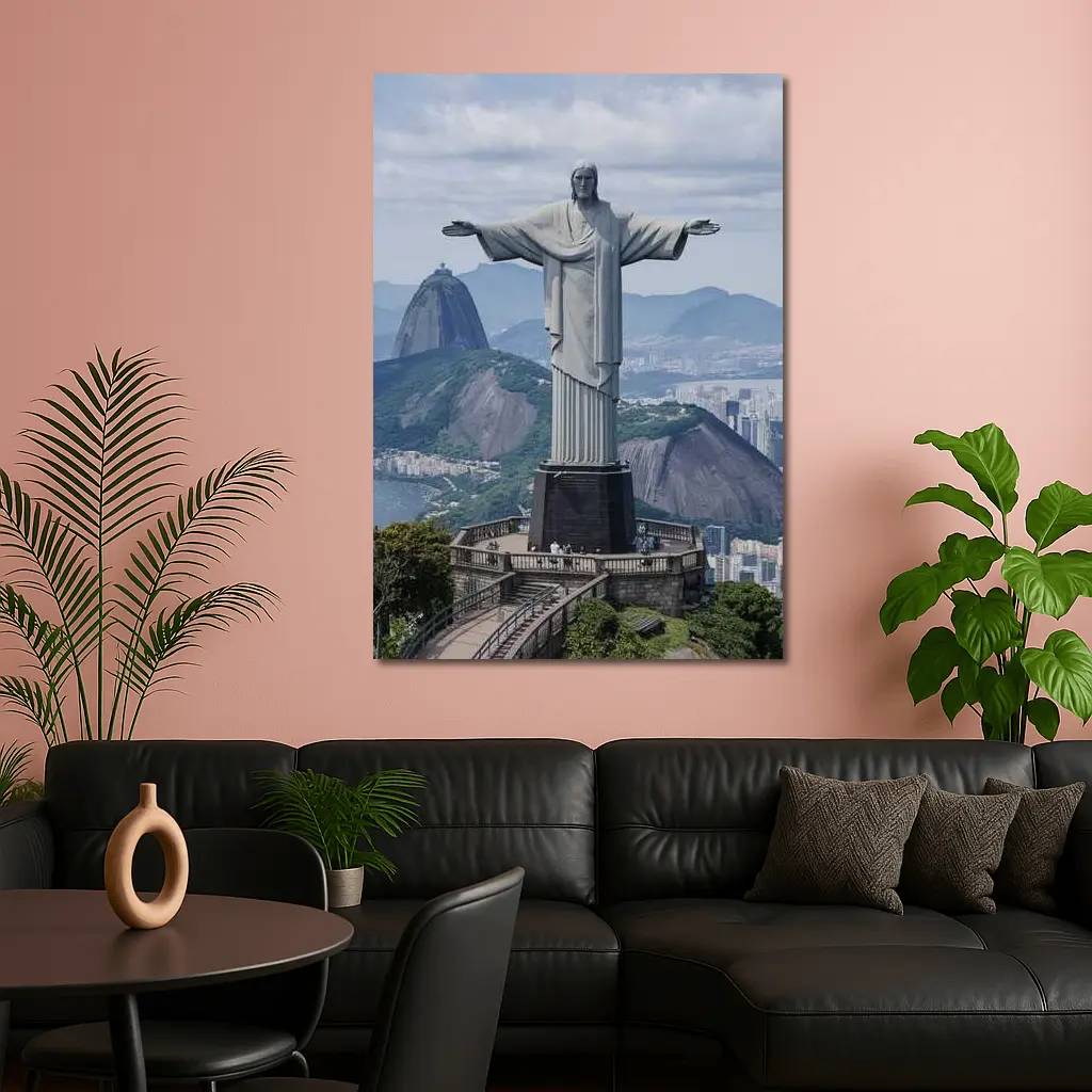 Christ the Redeemer Rio de Janeiro City View – Wall Art