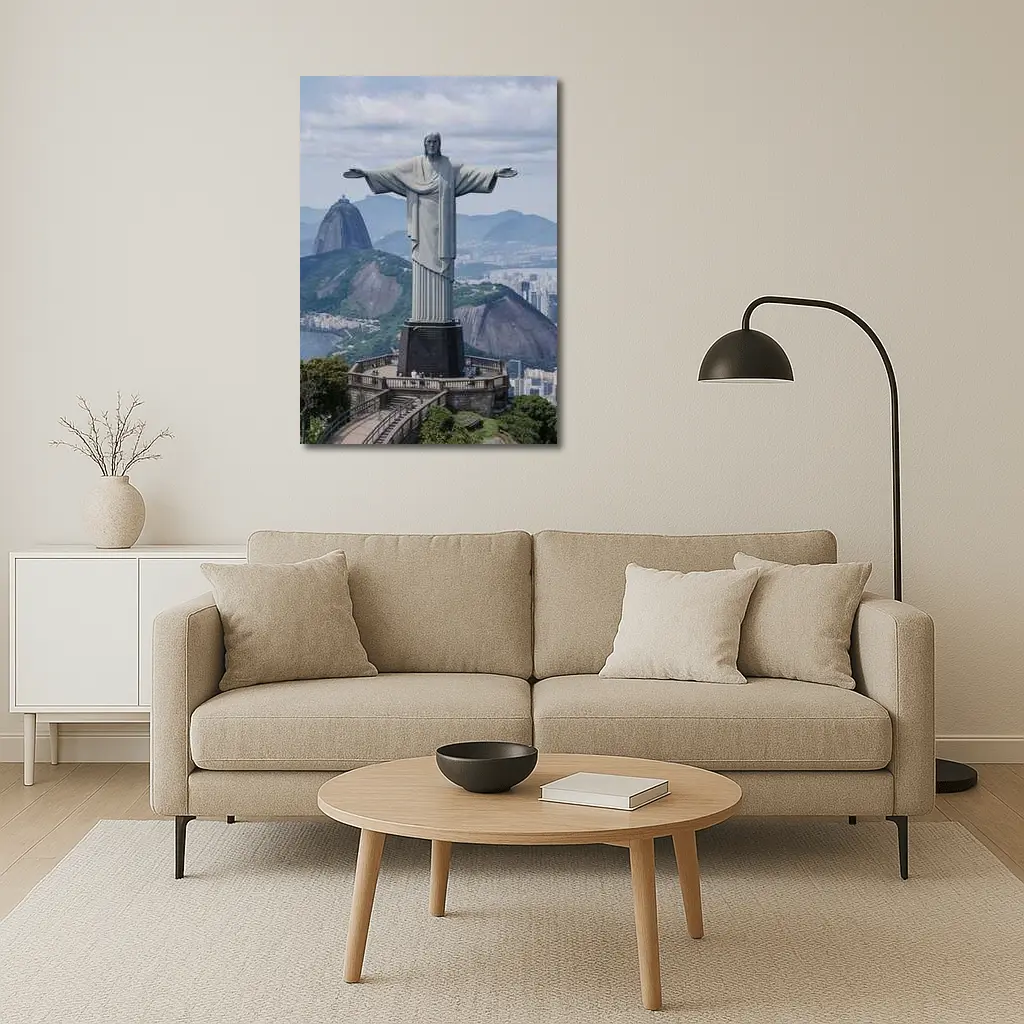 Christ the Redeemer Rio de Janeiro City View – Wall Art