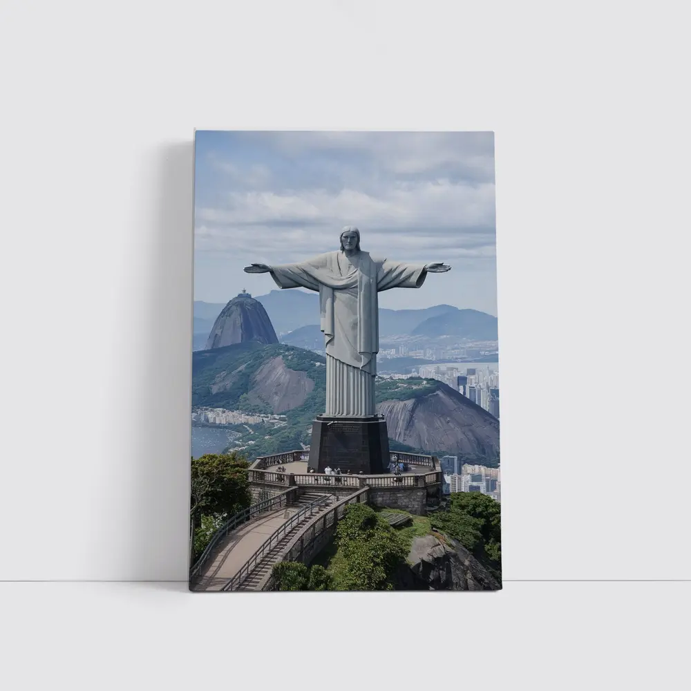 Christ the Redeemer Rio de Janeiro City View – Wall Art