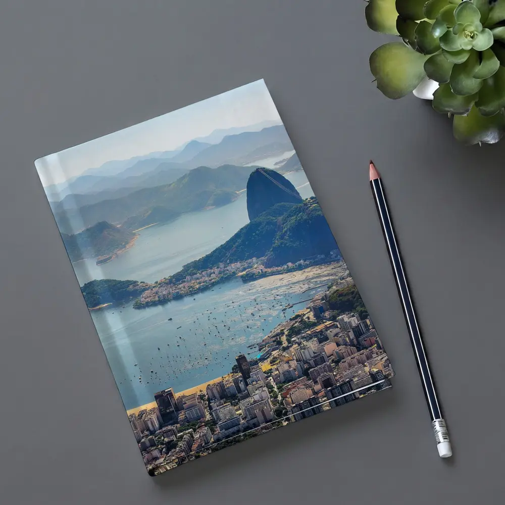 Rio de Janeiro Sugarloaf Mountain Bay Aerial View – Notebooks