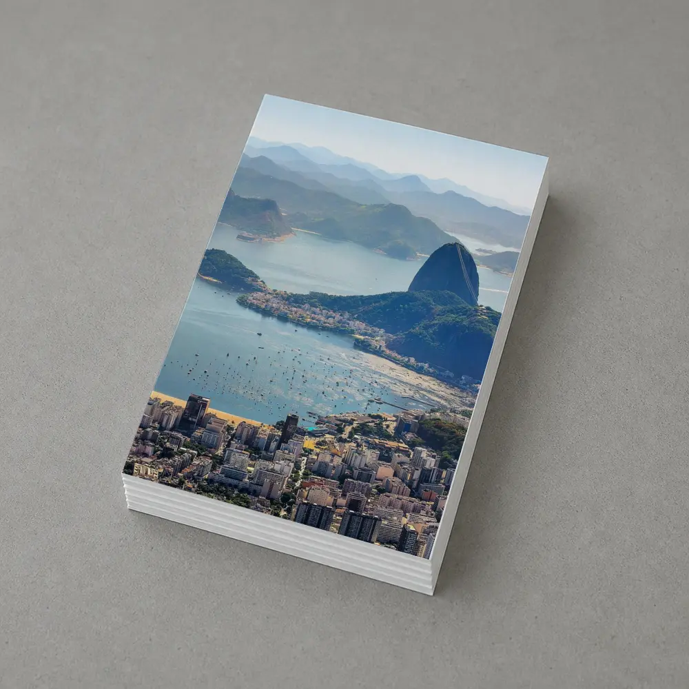 Rio de Janeiro Sugarloaf Mountain Bay Aerial View – Postcards