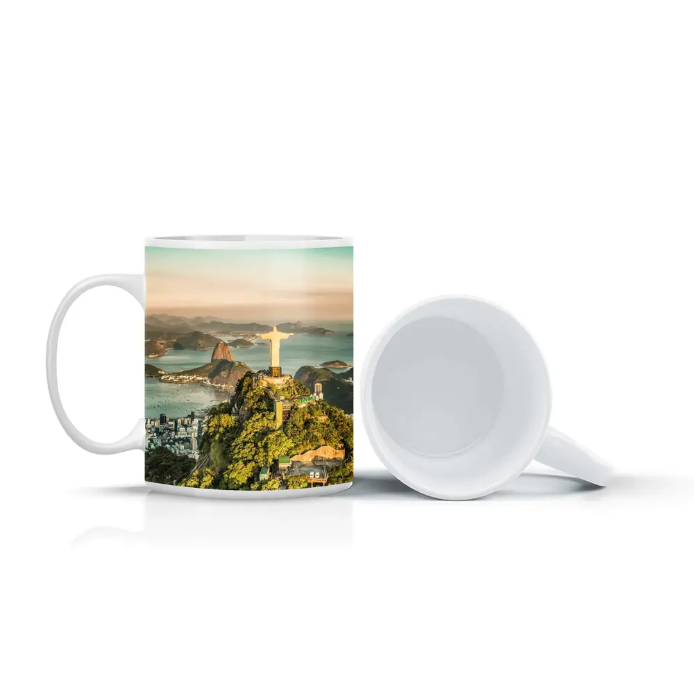 Christ the Redeemer Rio de Janeiro Aerial View – Mugs