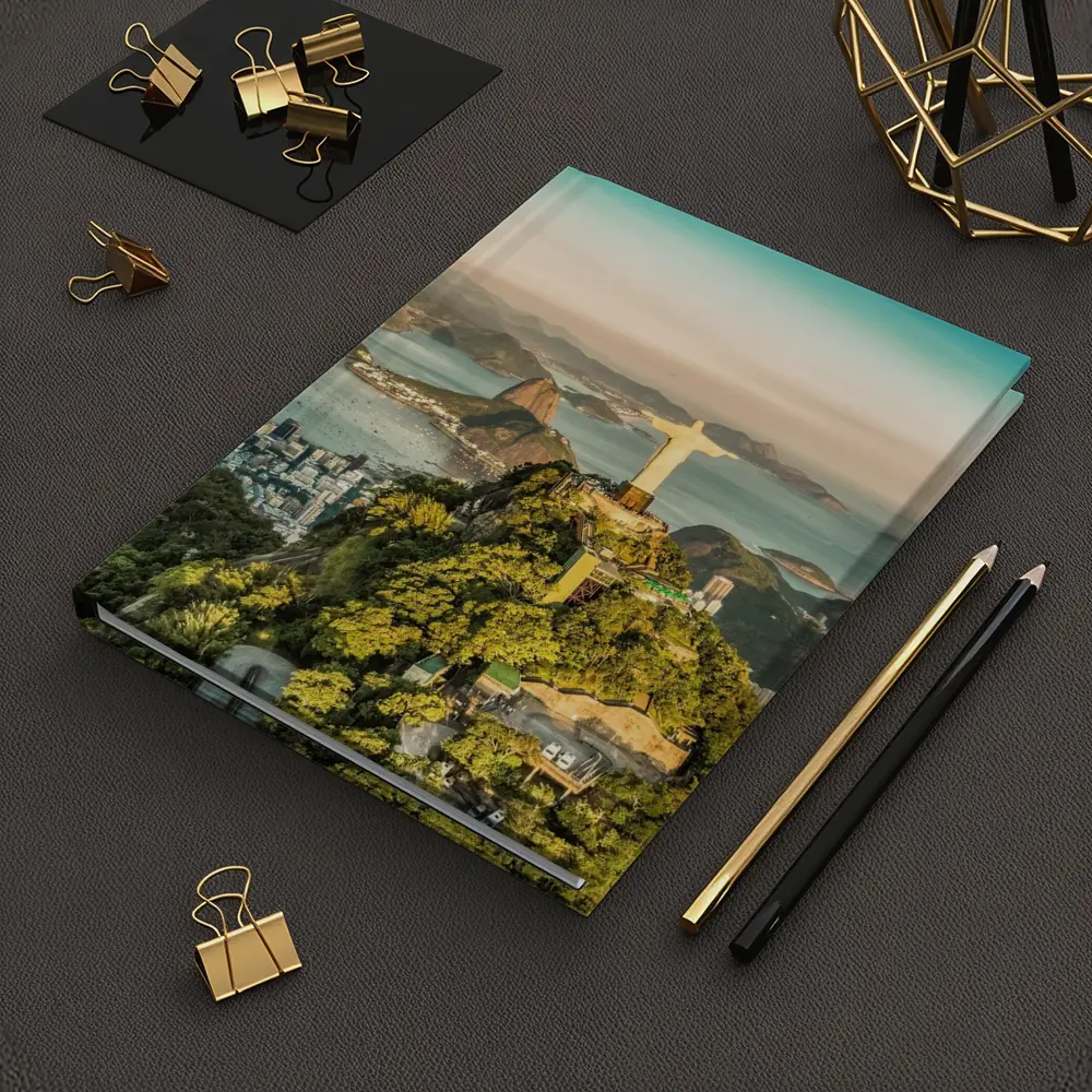 Christ the Redeemer Rio de Janeiro Aerial View – Notebooks