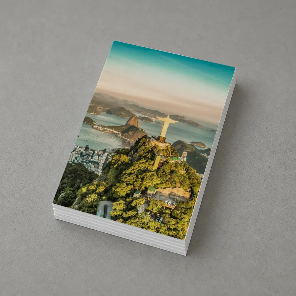 Christ the Redeemer Rio de Janeiro Aerial View – Postcards