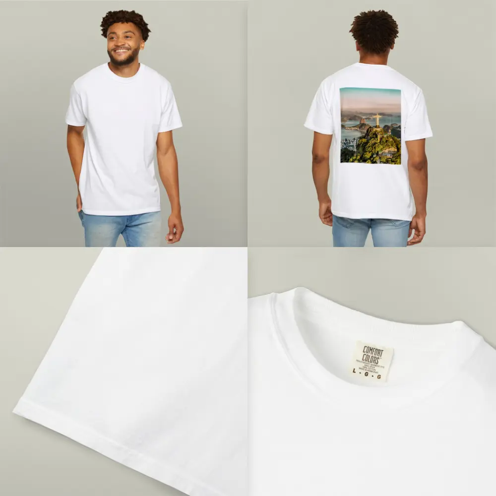 Christ the Redeemer Rio de Janeiro Aerial View – T-Shirts