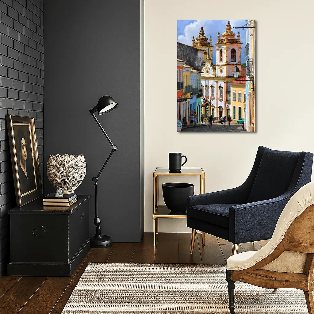 Pelourinho Historic District Salvador Brazil Street – Wall Art