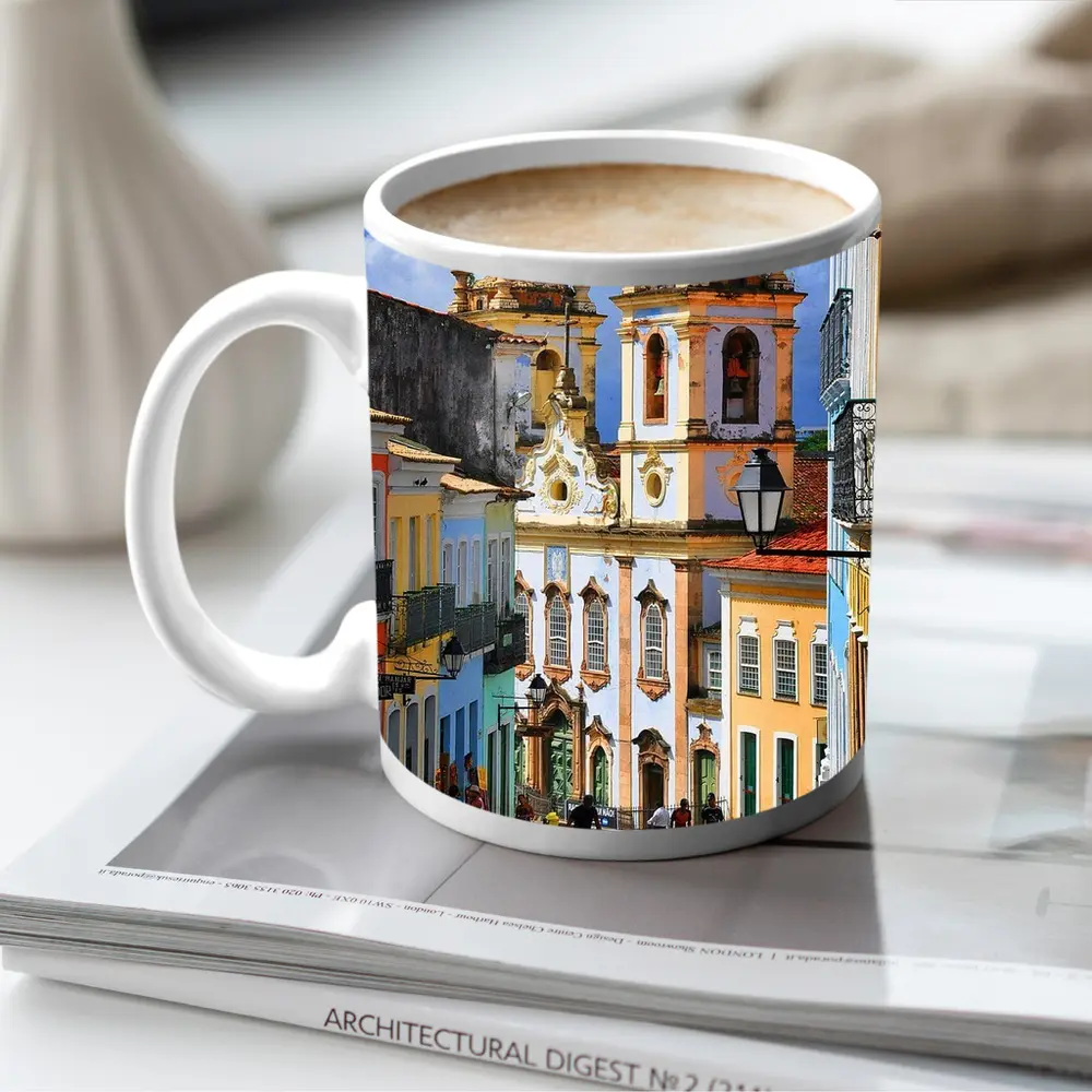 Pelourinho Historic District Salvador Brazil Street – Mugs