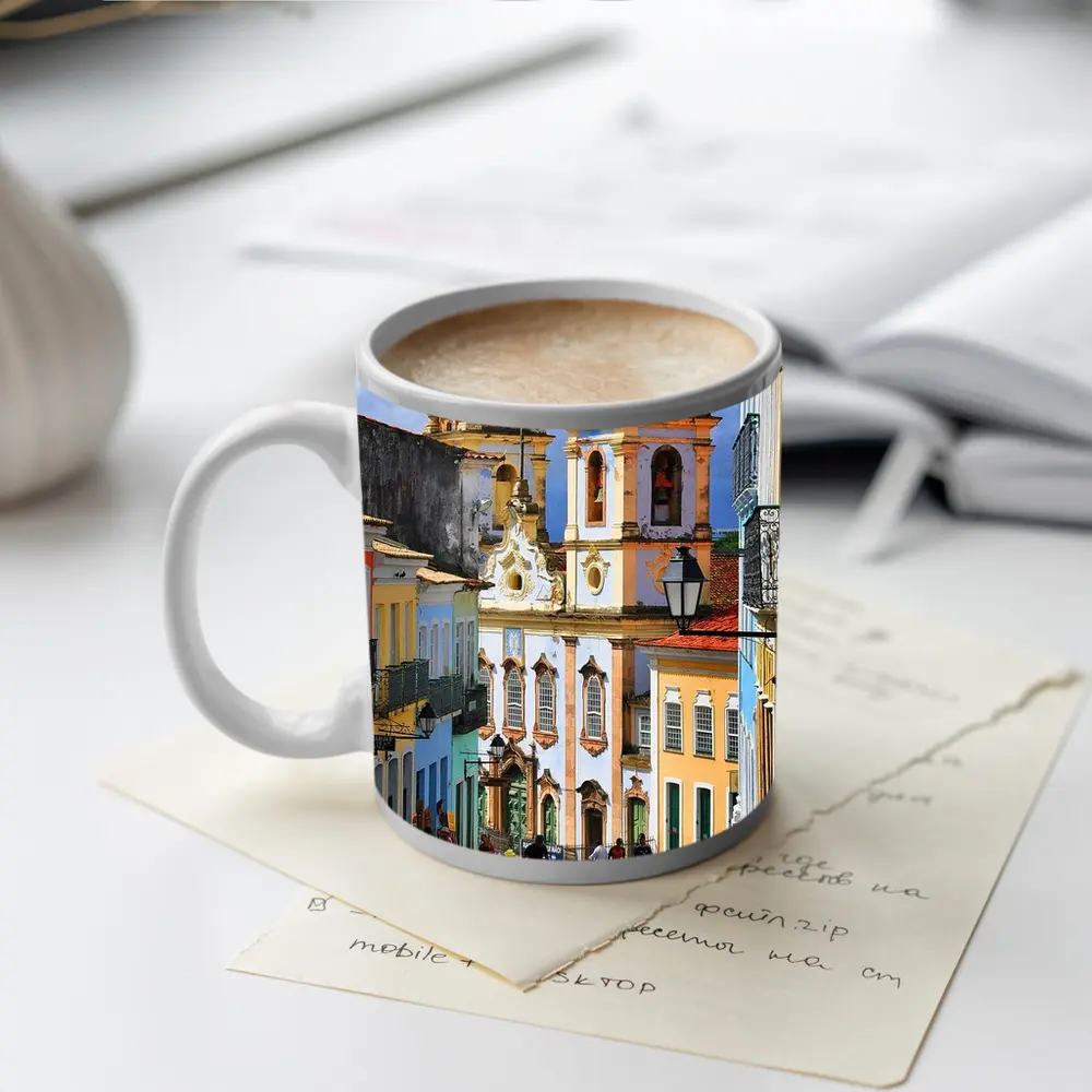 Pelourinho Historic District Salvador Brazil Street – Mugs