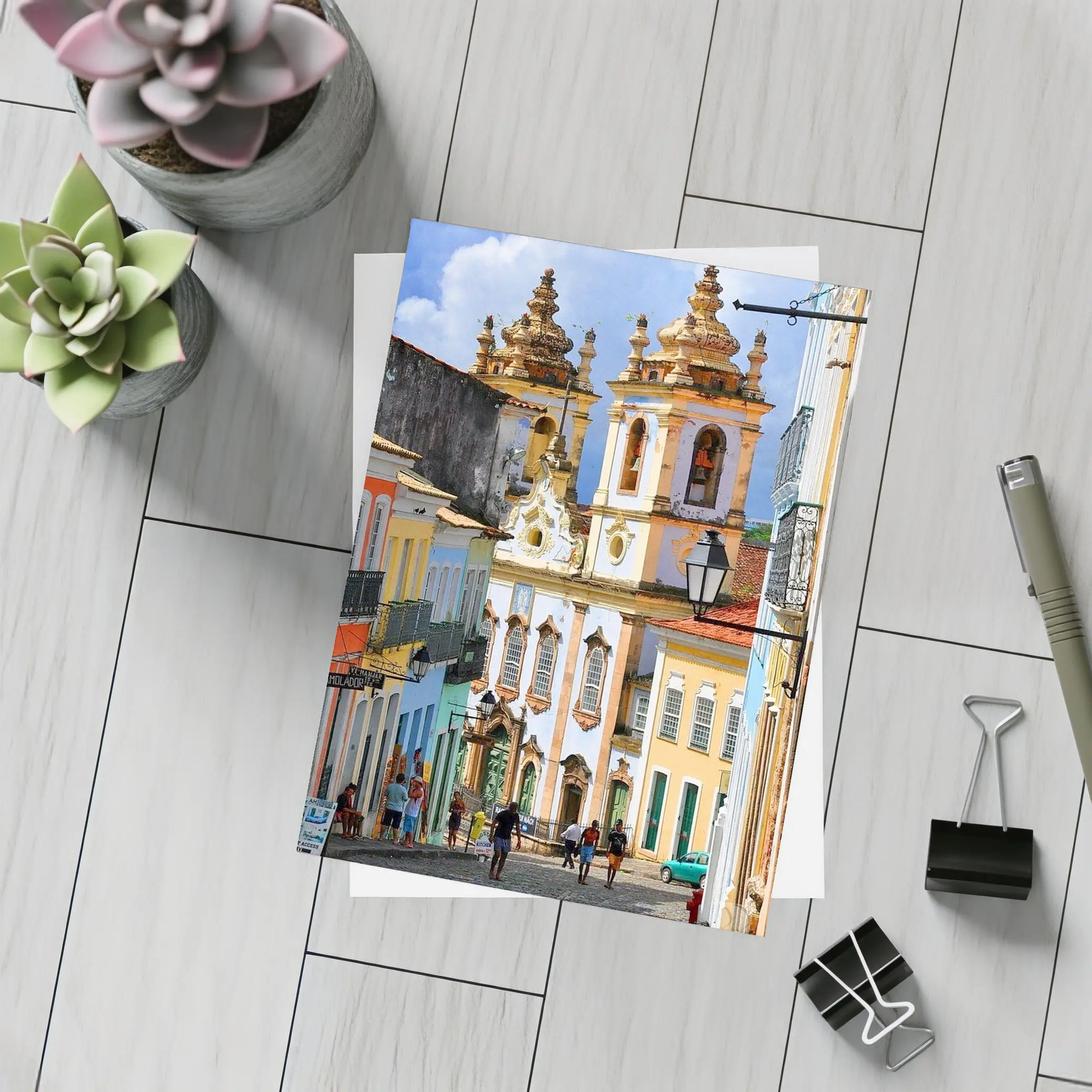 Pelourinho Historic District Salvador Brazil Street – Postcards
