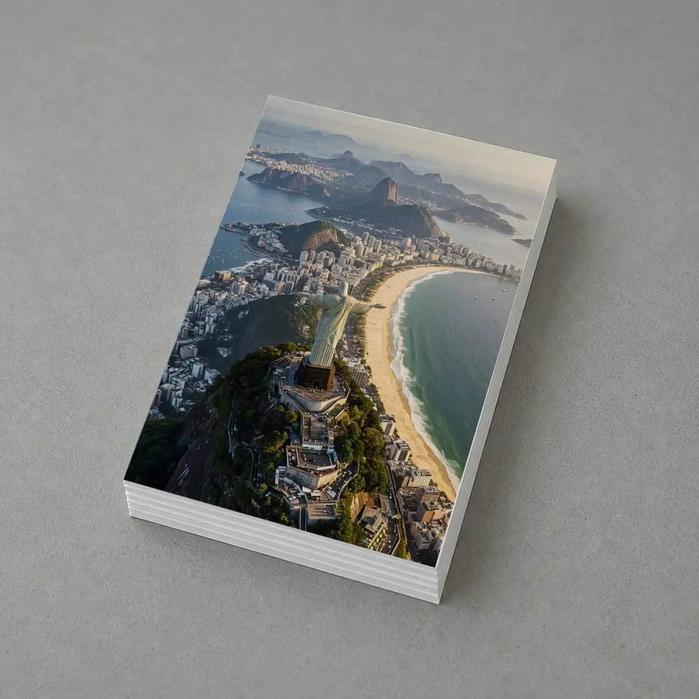 Christ the Redeemer Rio de Janeiro Aerial View – Postcards