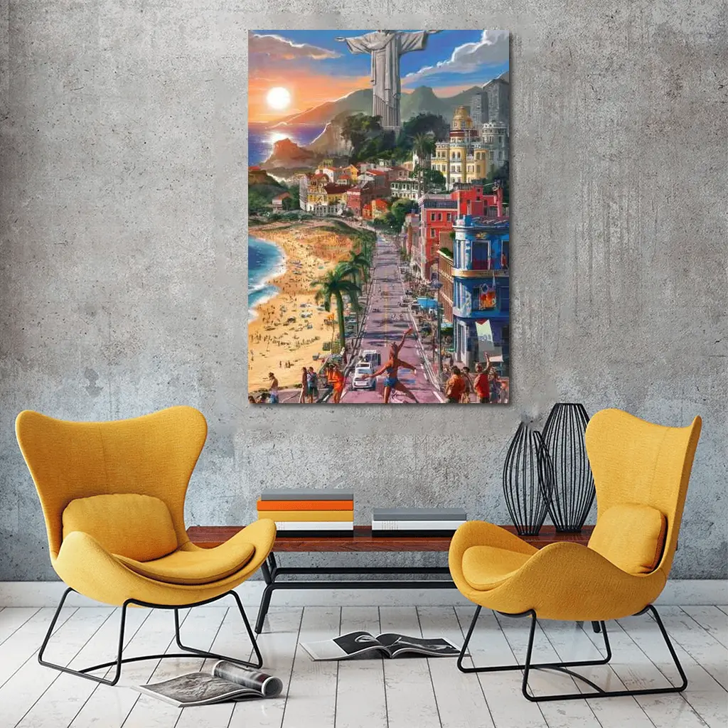 Christ the Redeemer Rio de Janeiro City Art – Wall Art