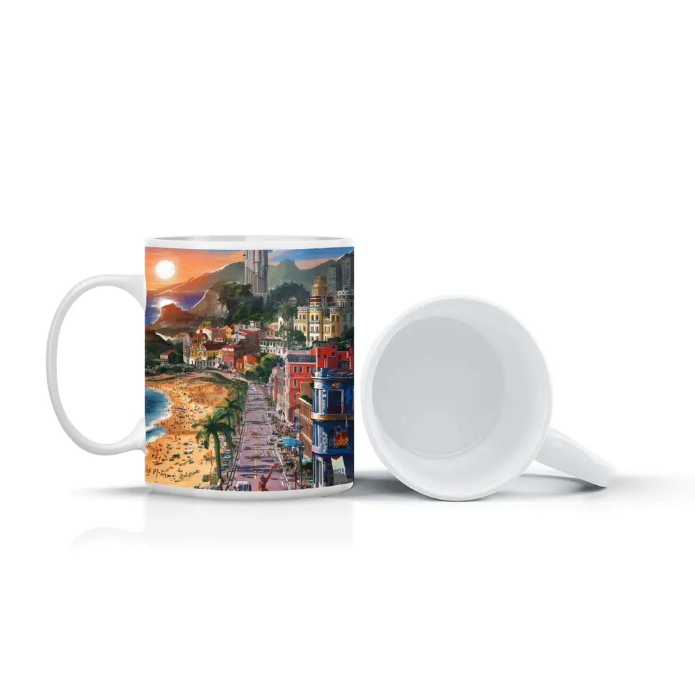 Christ the Redeemer Rio de Janeiro City Art – Mugs