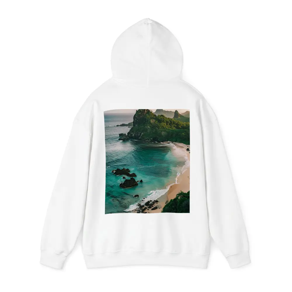 Tropical Beach Rocky Island Turquoise Ocean – Hoodies