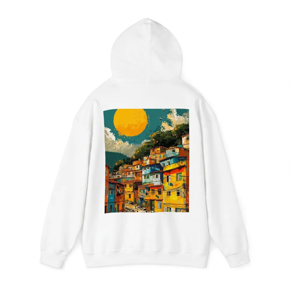 Rio Favela Hillside Community Bold Sun – Hoodies