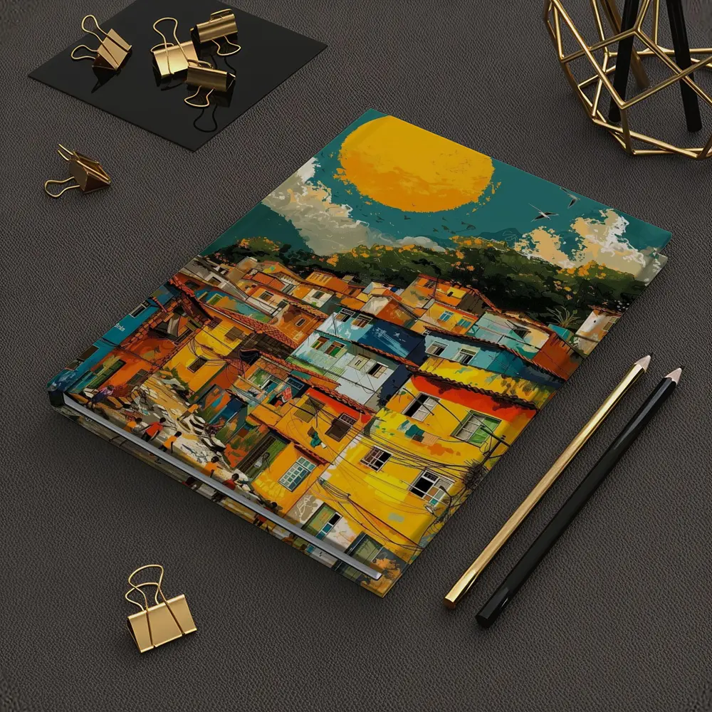 Rio Favela Hillside Community Bold Sun – Notebooks