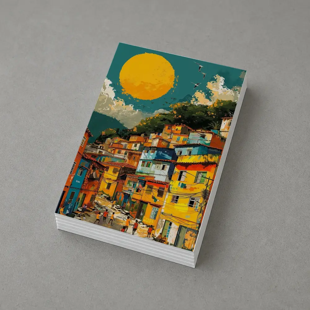 Rio Favela Hillside Community Bold Sun – Postcards
