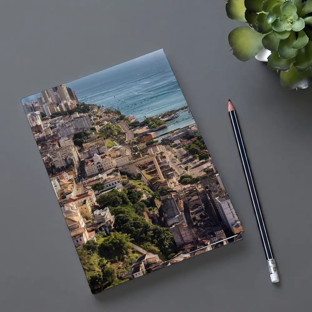Salvador Bahia Aerial Coastal City View – Notebooks