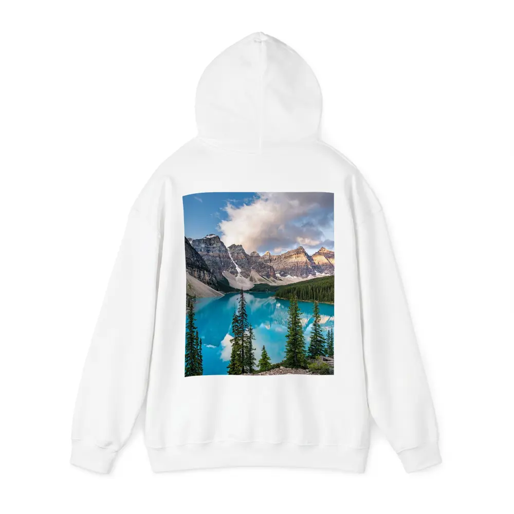 Moraine Lake Turquoise Water Rocky Mountains – Hoodies