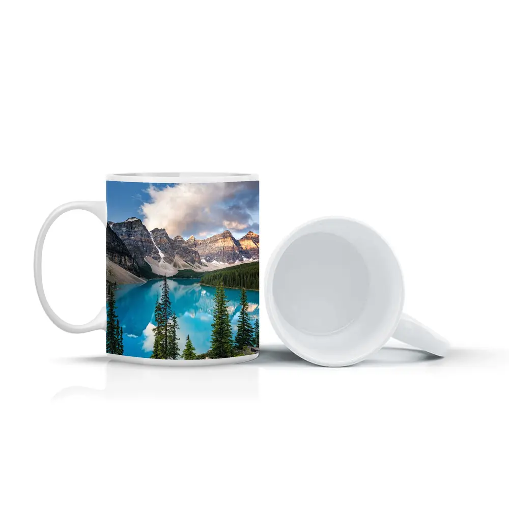 Moraine Lake Turquoise Water Rocky Mountains – Mugs
