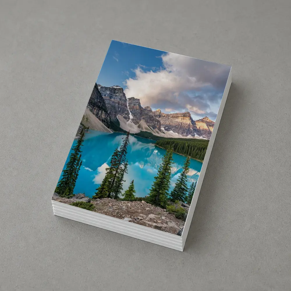 Moraine Lake Turquoise Water Rocky Mountains – Postcards