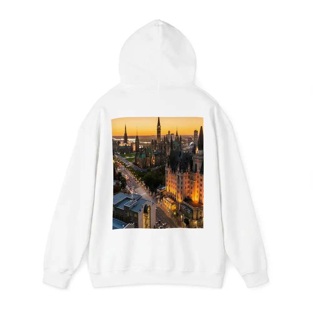 Ottawa Parliament Hill Golden Sunset Cityscape – Hoodies