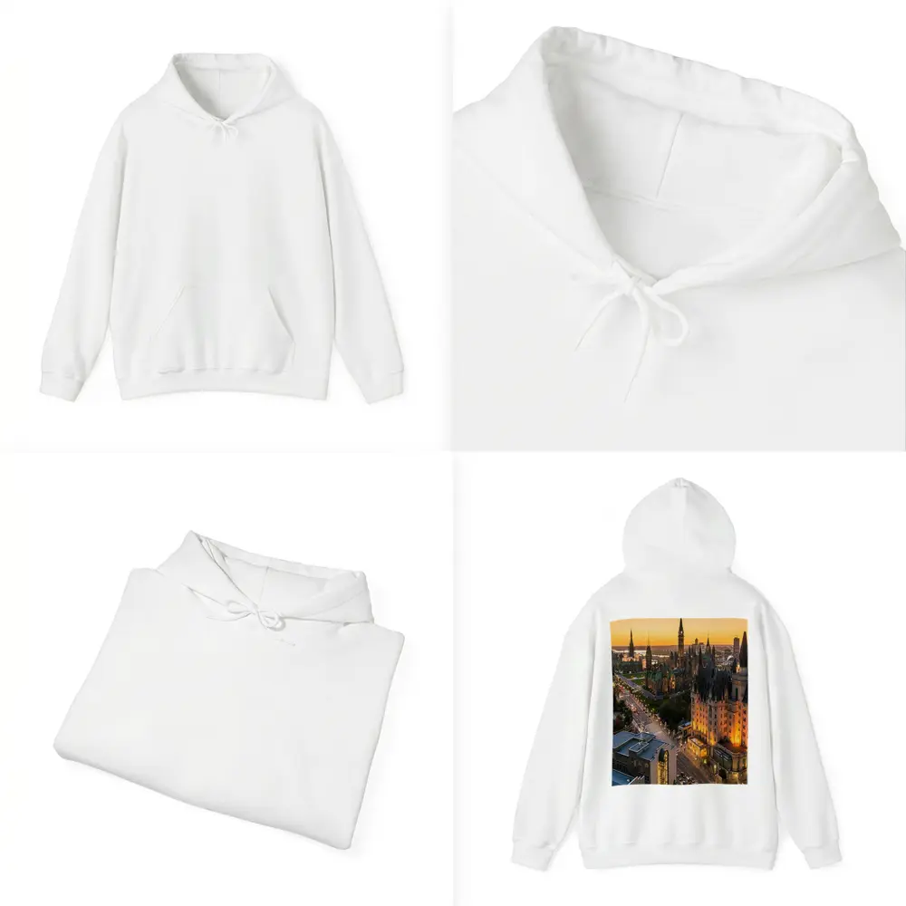 Ottawa Parliament Hill Golden Sunset Cityscape – Hoodies