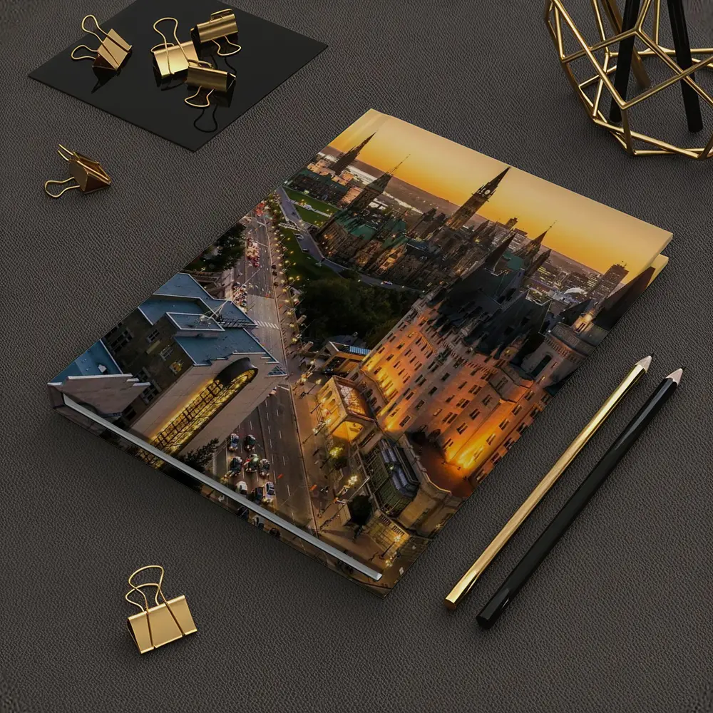 Ottawa Parliament Hill Golden Sunset Cityscape – Notebooks