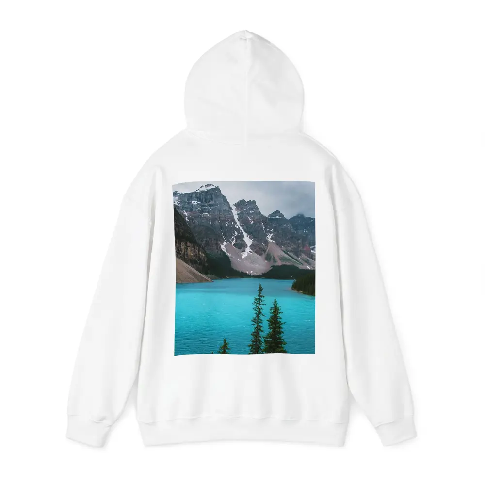 Moraine Lake Turquoise Water Rocky Mountains – Hoodies