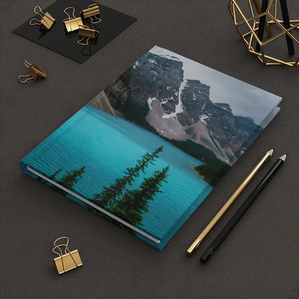 Moraine Lake Turquoise Water Rocky Mountains – Notebooks