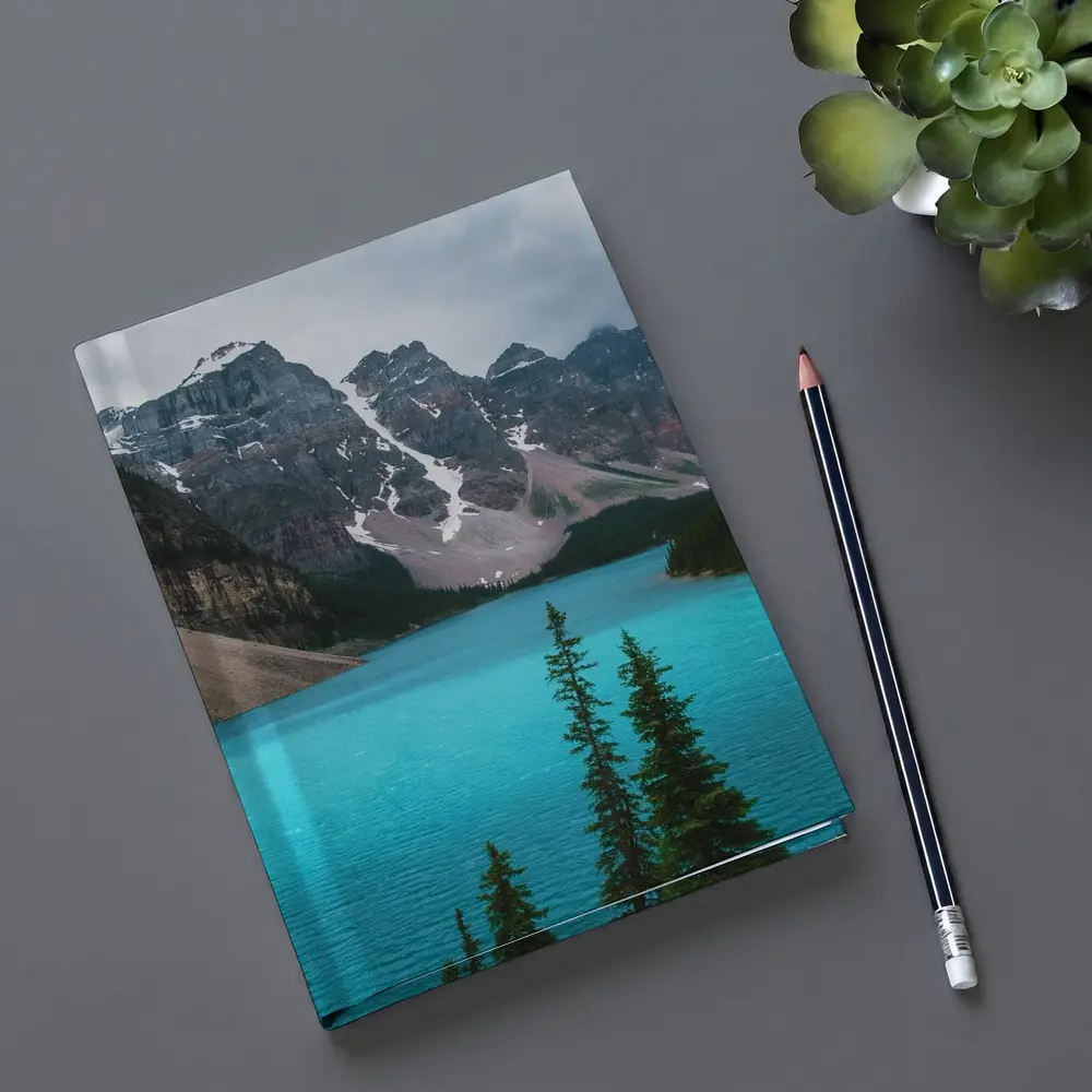 Moraine Lake Turquoise Water Rocky Mountains – Notebooks