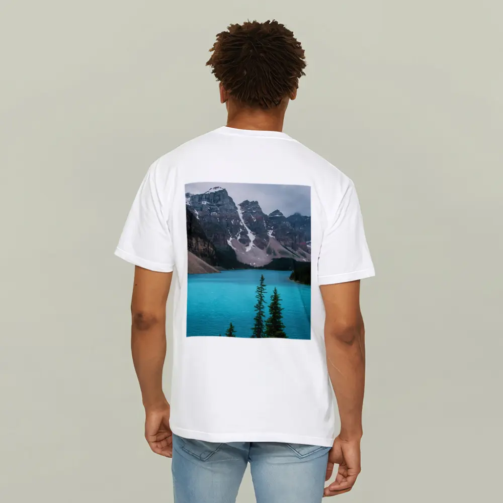 Moraine Lake Turquoise Water Rocky Mountains – T-Shirts
