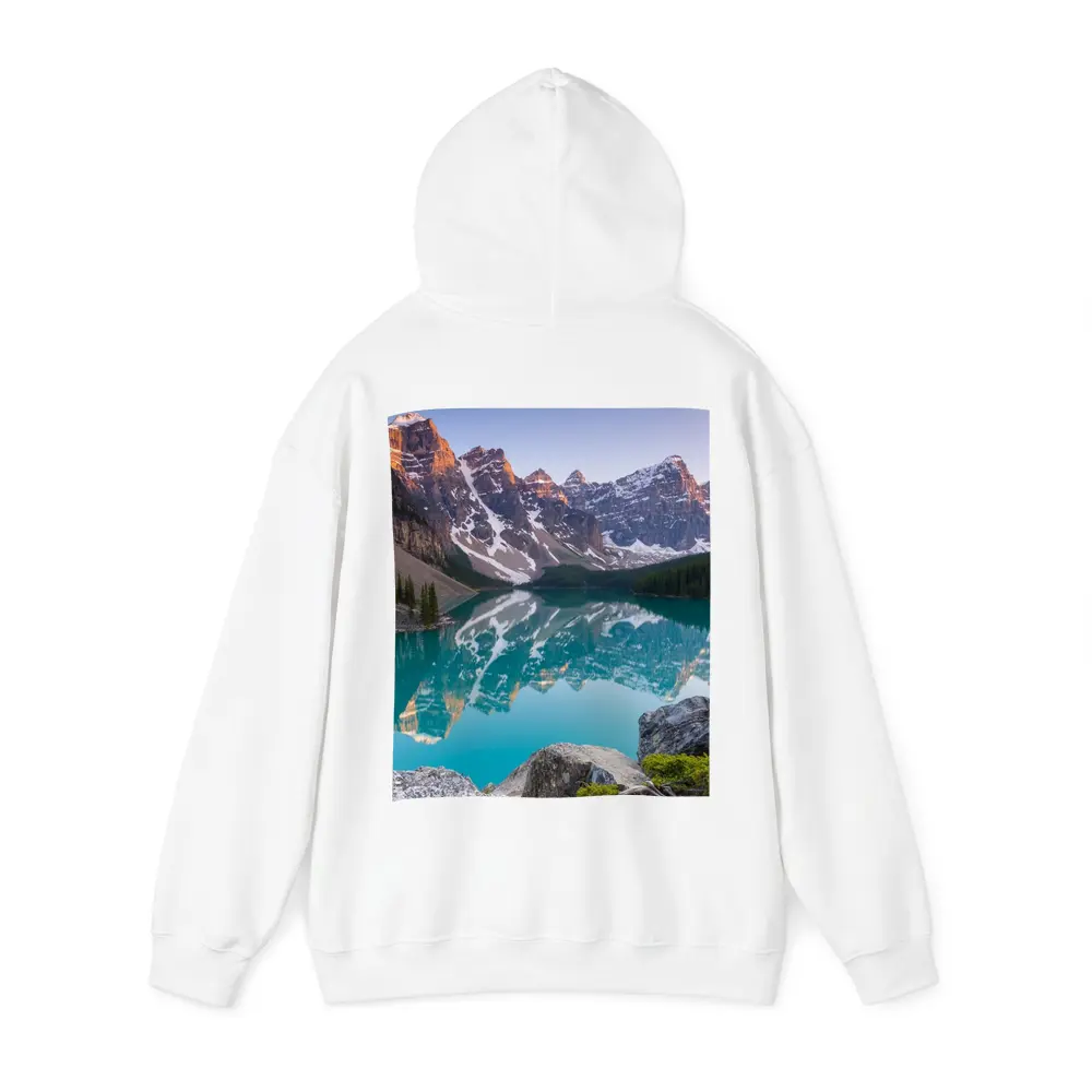 Moraine Lake Turquoise Water Rocky Mountains – Hoodies