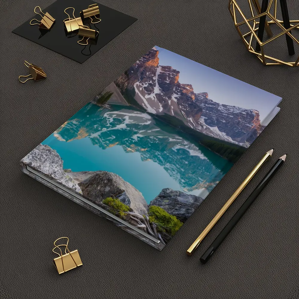 Moraine Lake Turquoise Water Rocky Mountains – Notebooks