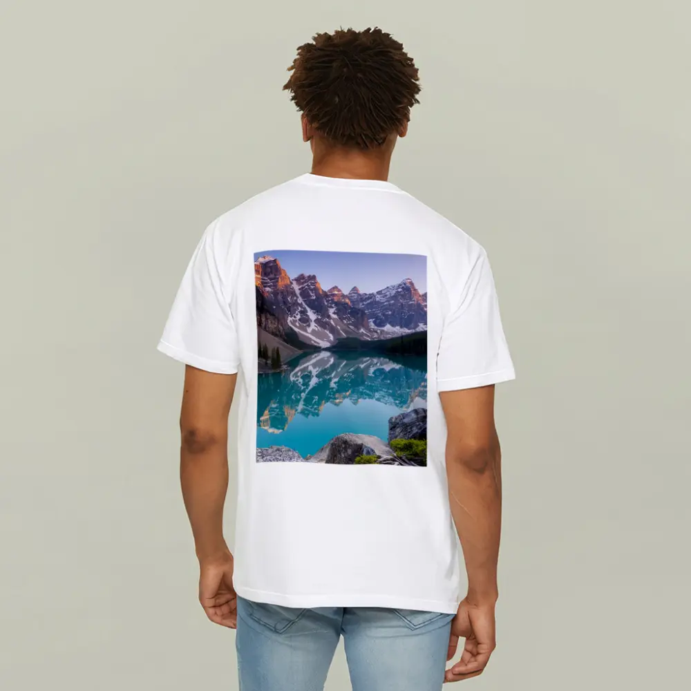 Moraine Lake Turquoise Water Rocky Mountains – T-Shirts