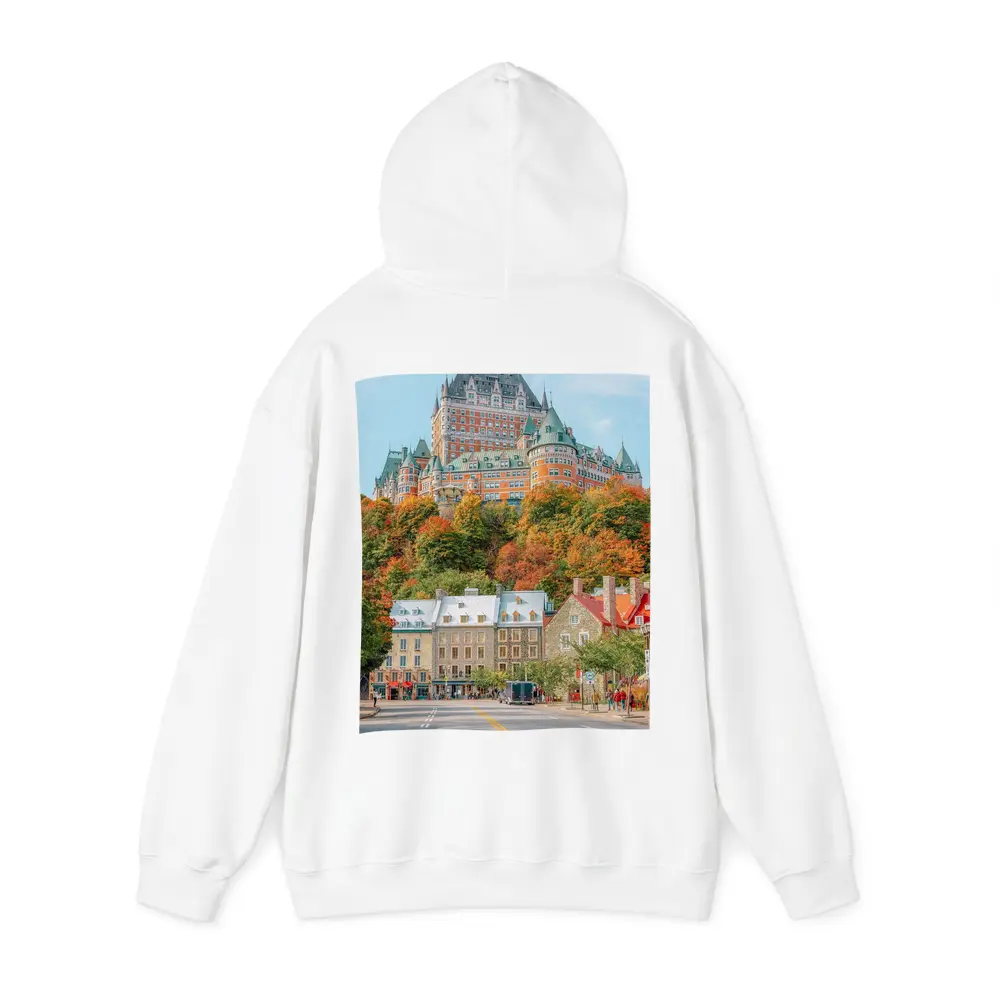 Chateau Frontenac Quebec City Autumn Street – Hoodies